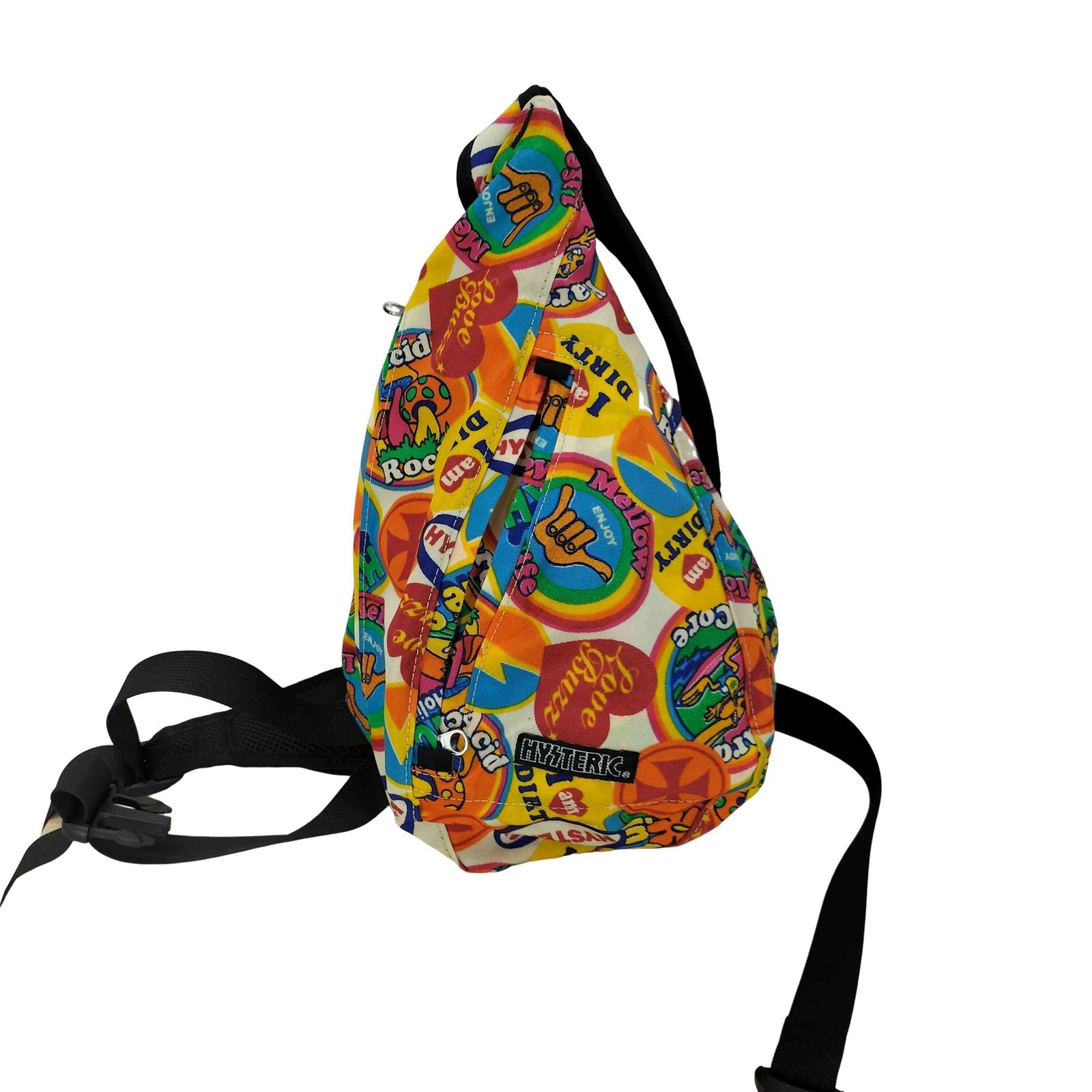 ヒステリックグラマー HYSTERIC GLAMOUR 総柄 スリング バッグ ショルダー ボディ バッグ メンズ 表記無