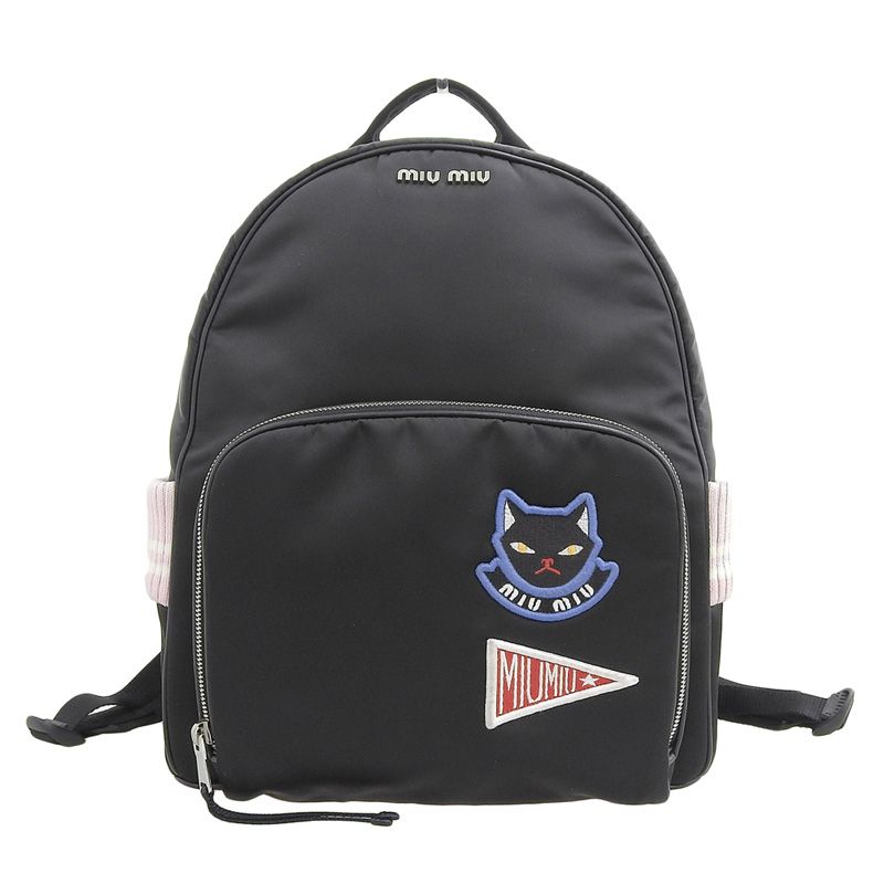 MIUMIUブラック ナイロンバッグ 楽天市場】ナイロン（ブランドミュウミュウ）（バッグ・小物