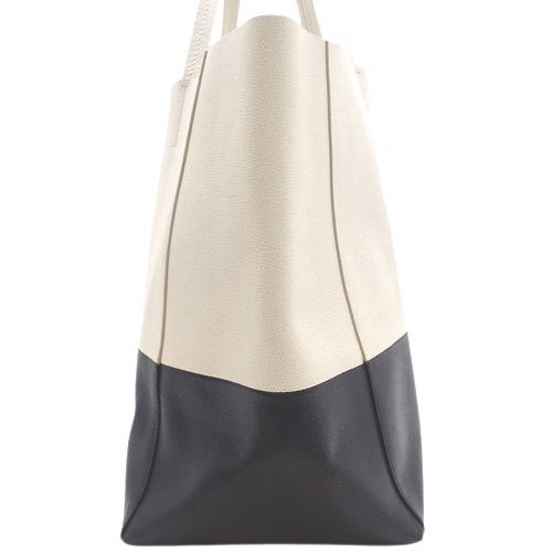 美品✨セリーヌ　ホリゾンタルカバ　2way ショルダー　バイカラー　肩掛け セリーヌ ホリゾンタルカバ トートバッグ 肩掛け 大容量 革 バイ