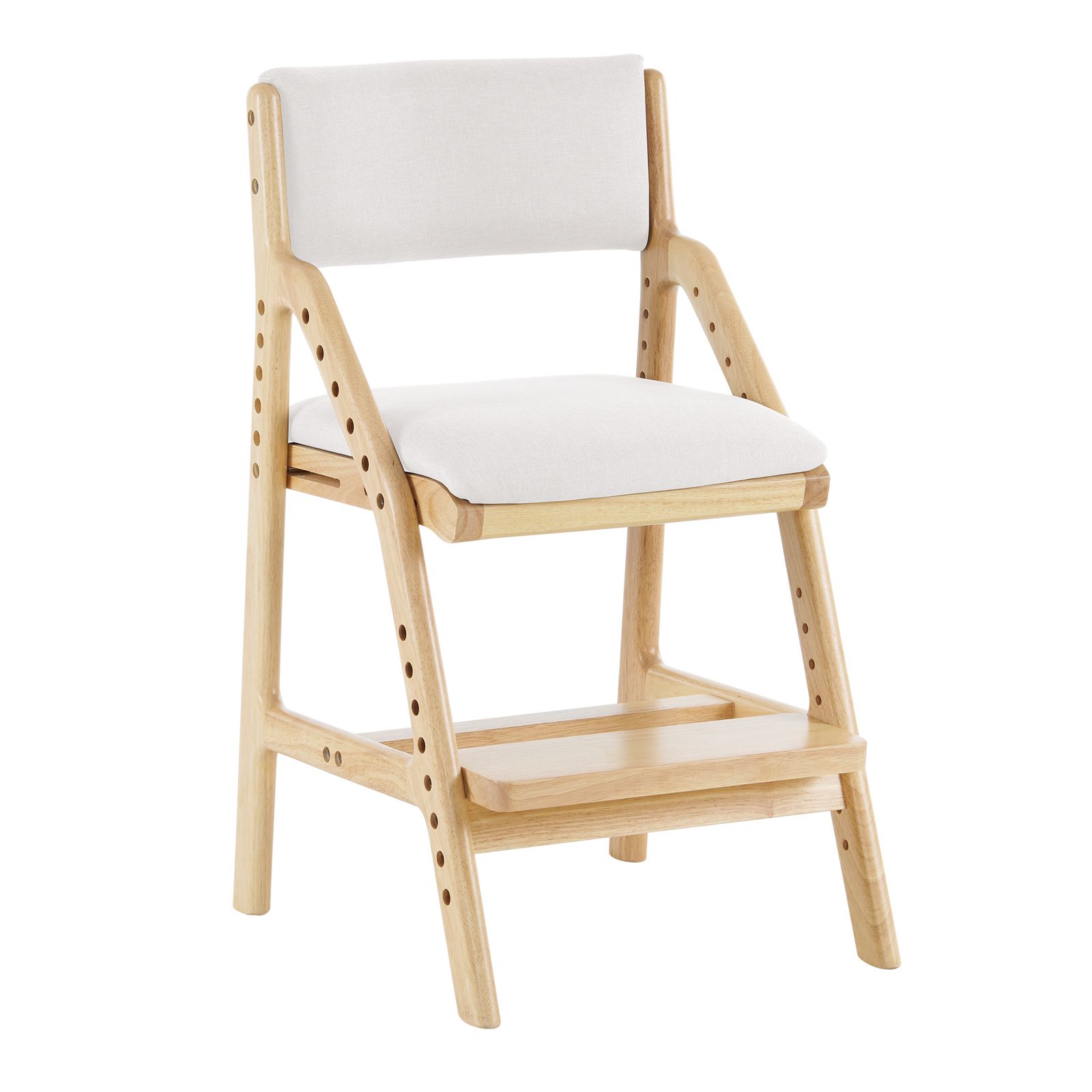 新入荷」全新品 【2個】 ベージュ 学習チェア 学習椅子 木製 姿勢 子供 