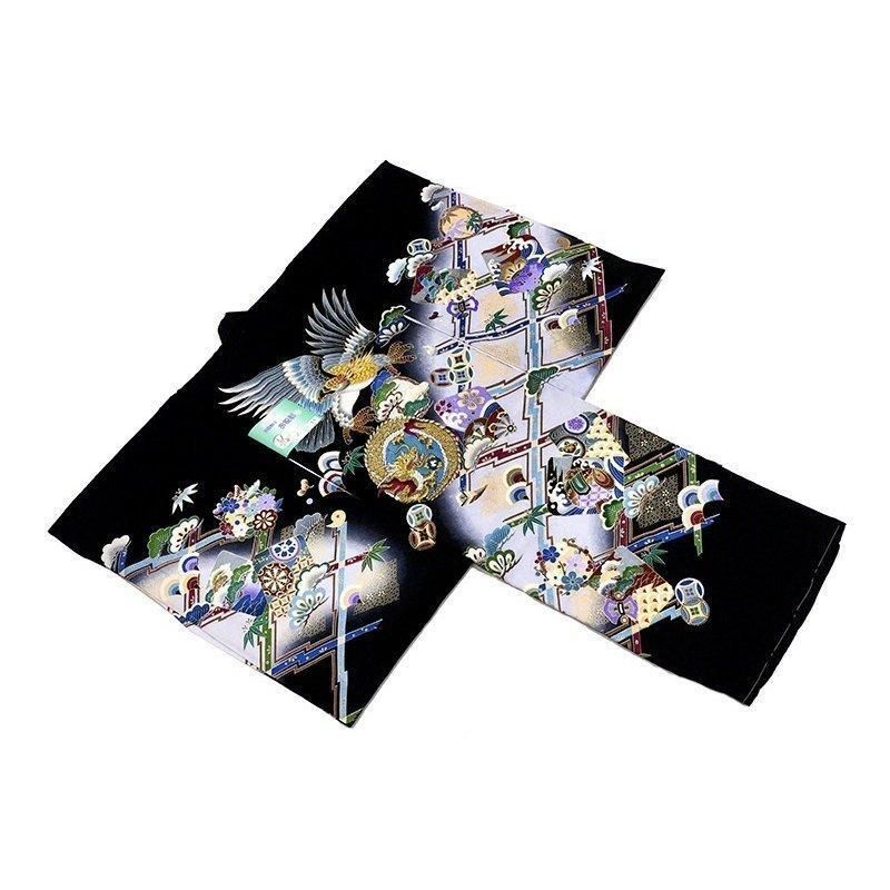 記念感謝祭☆正絹特撰京友禅伝統工芸染祝い毬に四季花の豪華ぼかし☆お