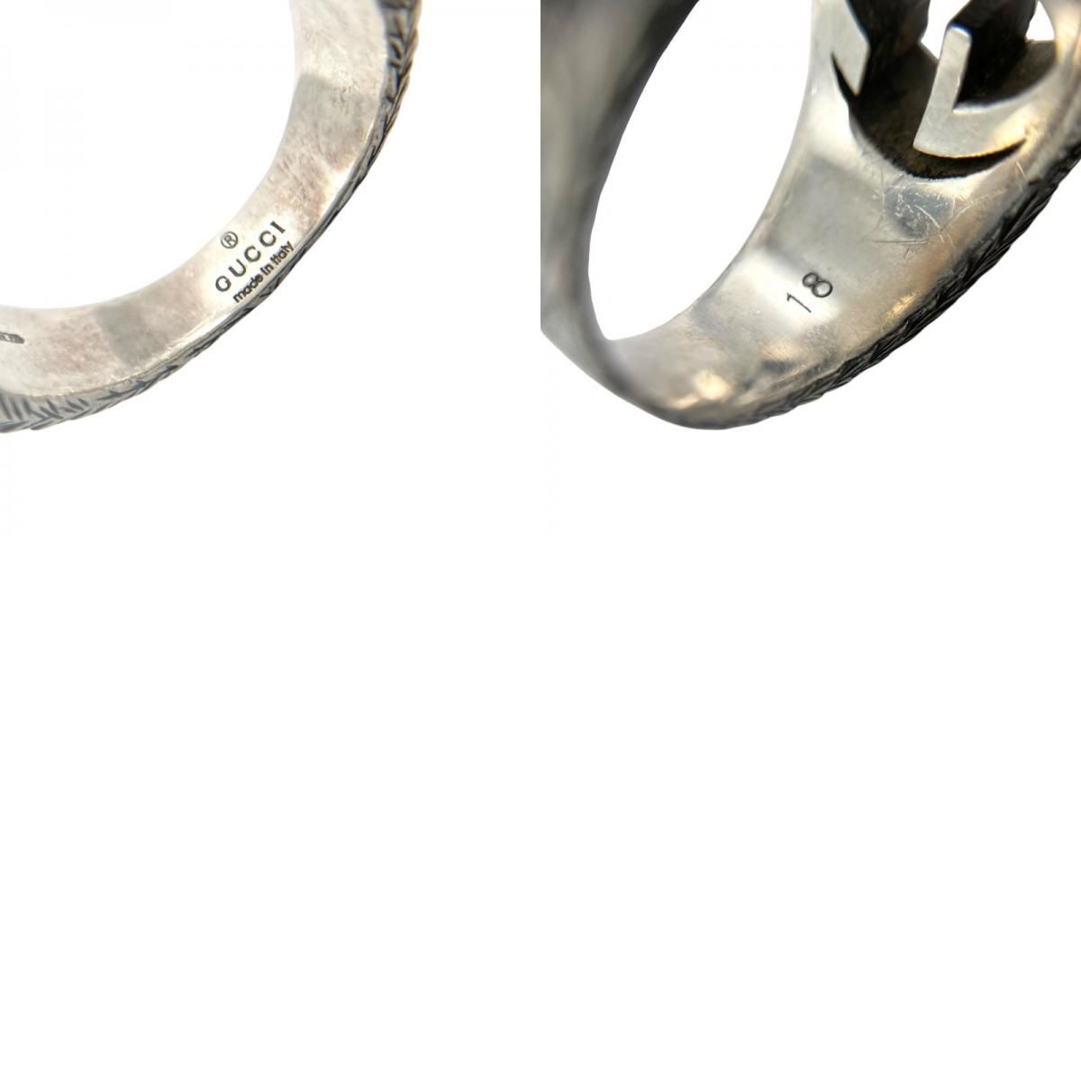 GUCCI グッチ インターロッキングG 455302 リング 指輪 シルバー925 メンズ 18号 日本サイズ17号 WWW_SHINETEETH_COM