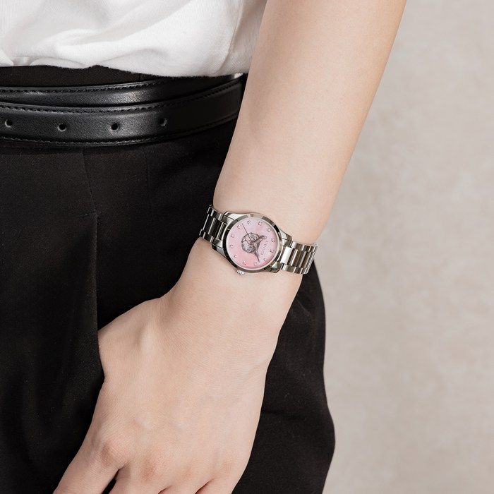 グッチ GUCCI 腕時計 Gタイムレス YA1265025 キャット ピンク