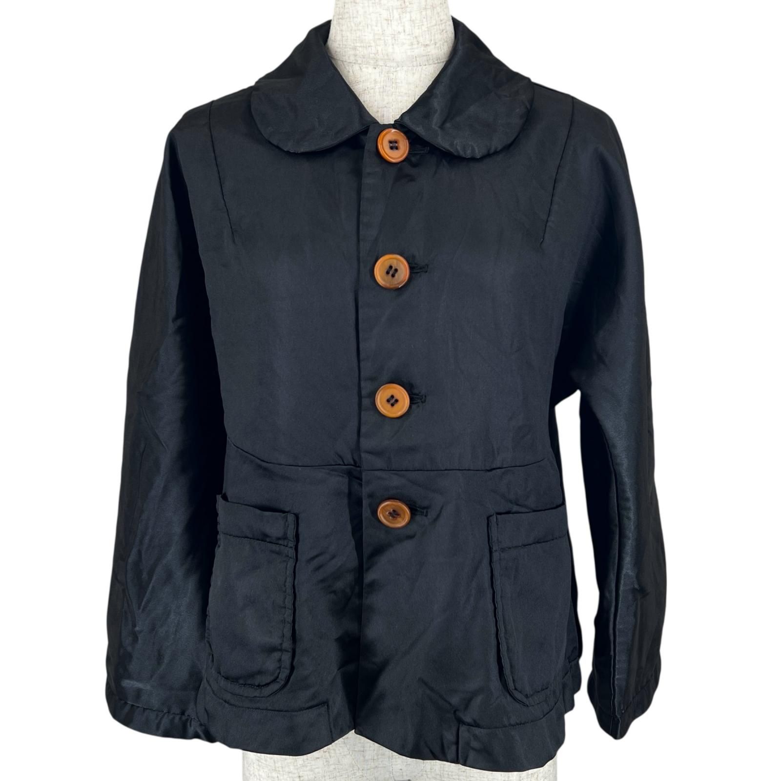 ▲tao COMME des GARCONS タオ コムデギャルソン 23AW 中綿入り ジャケット ブラック S 日本製 正規品 レディース