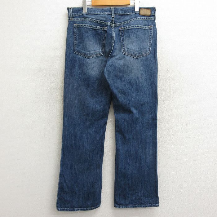 W36/古着 ギャップ GAP ジーンズ メンズ 00s ブーツカット コットン 紺