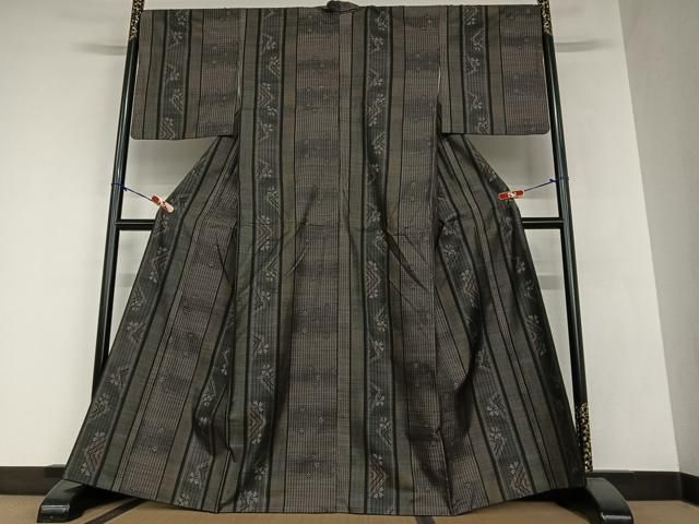 小紋　藍染　菊花　ネイビー　ドット　着物　084w d 着物（ブルー・ネイビー/青色系）ファッション通販 - ZOZOTOWN