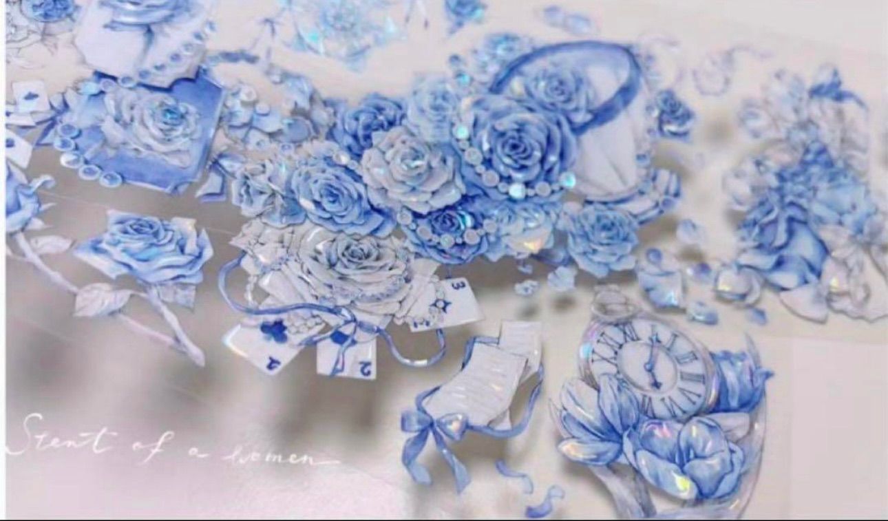 贝壳光 6cm×10m 洛丽丝 海外マスキングテープ SKLAD-KIRPICHA_RU