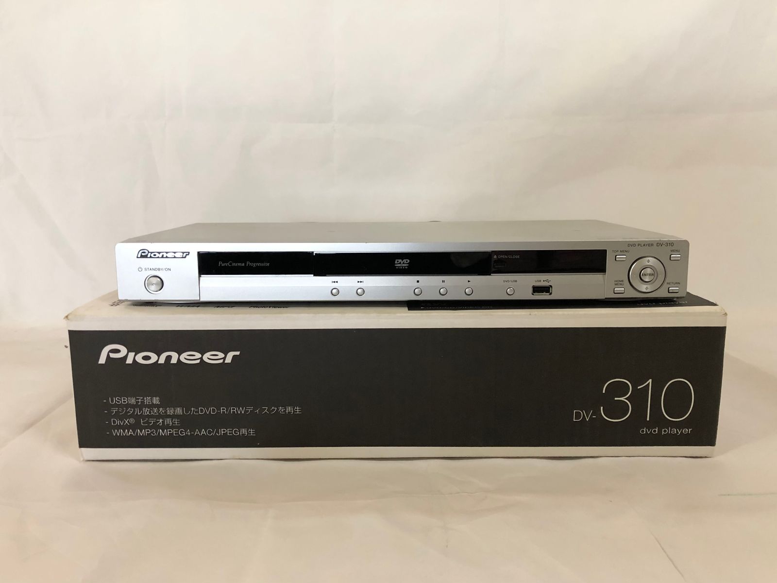 Pioneer DVDプレーヤー USB端子搭載 DV-310 - ブルーレイ、DVDレコーダー