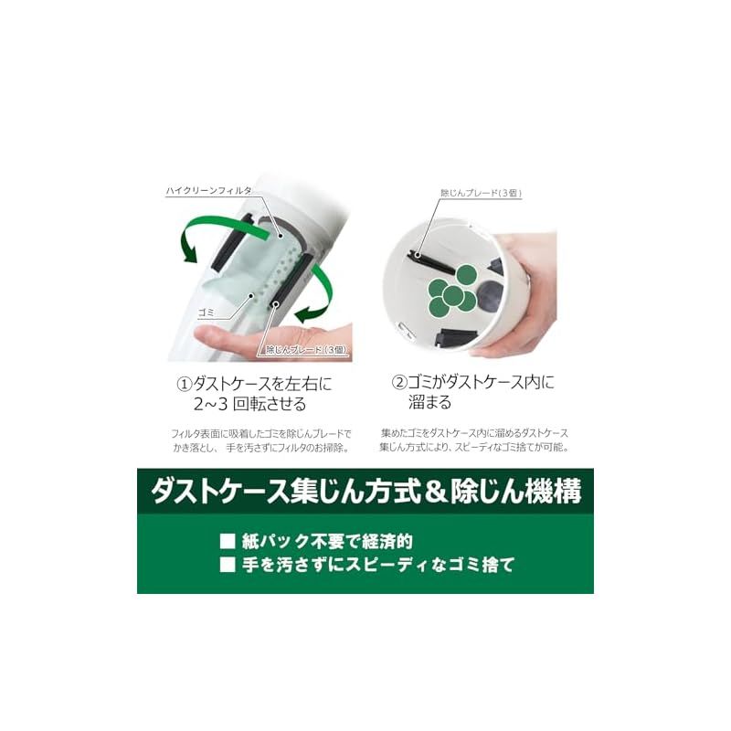HiKOKI(ハイコーキ) 18V カプセル式 コードレス掃除機 18Vコードレスクリーナー(カプセル式)本体のみ HiKOKI(旧:日立工