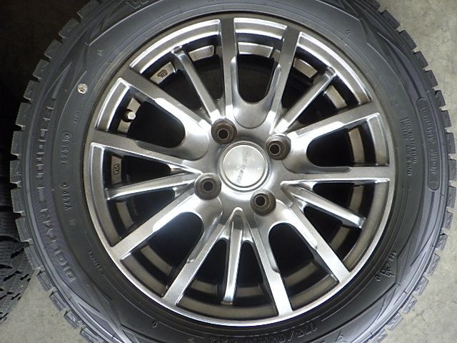 2210-401　LEBEN　アルミホイール＆スタッドレスタイヤ　175/65R14　2018年　4本セット