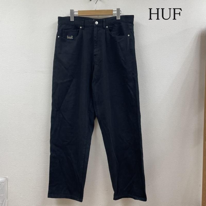 HUF ハフ パンツ デニム、ジーンズ CROMER クローマー シグニチャー パンツ デニム ジップフライ ロゴ 刺繍