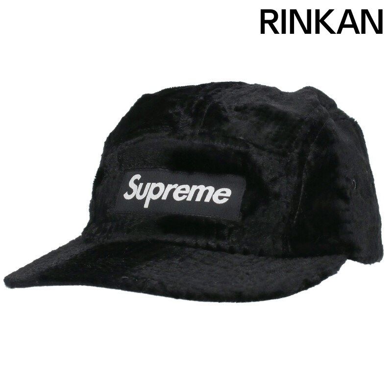 Supreme 黒キャップ ベロア Supreme シュプリーム 22AW Velour Box Logo New Era ベロア