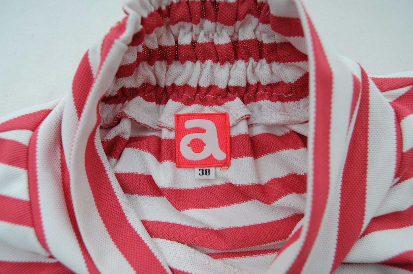 archivio - coco 中古 アルチビオ archivio レディース 半袖シャツ 38(M) ピンク×白 ハイネックカットソー ボーダー 中古 レディース アルチビオ archivio 半袖シャツ 38(M) ピンク