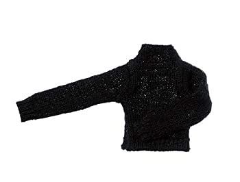 【】ハイネックニット ブラック (ドール用)