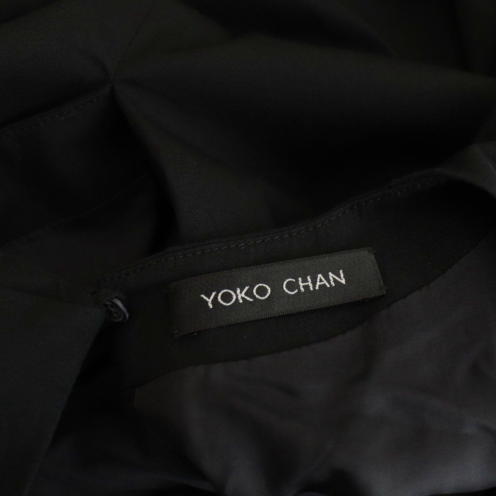 ヨーコチャン YOKO CHAN コクーン ノースリーブ ワンピース ひざ