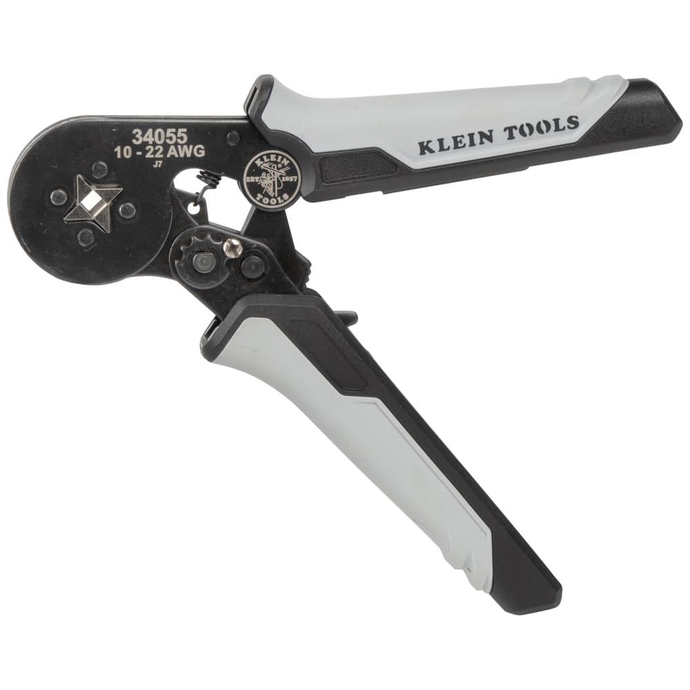 Klein Tools 34055 フェルール圧着工具 角型クリンパープライヤー 10