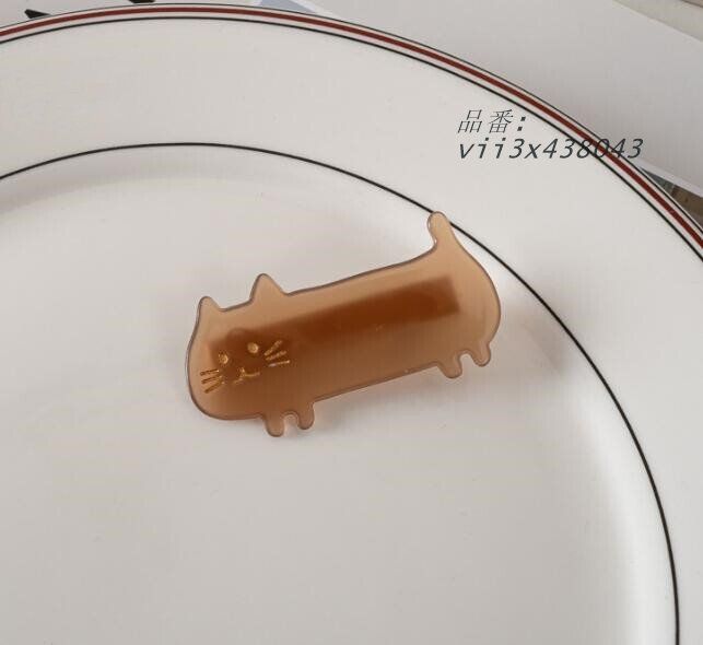ヘアクリップ コミックキャットフォルムミニヘアクリップ 新発売セール かわいい 小さめ CAT 前髪猫 キッズ プレゼント  vii3x438043