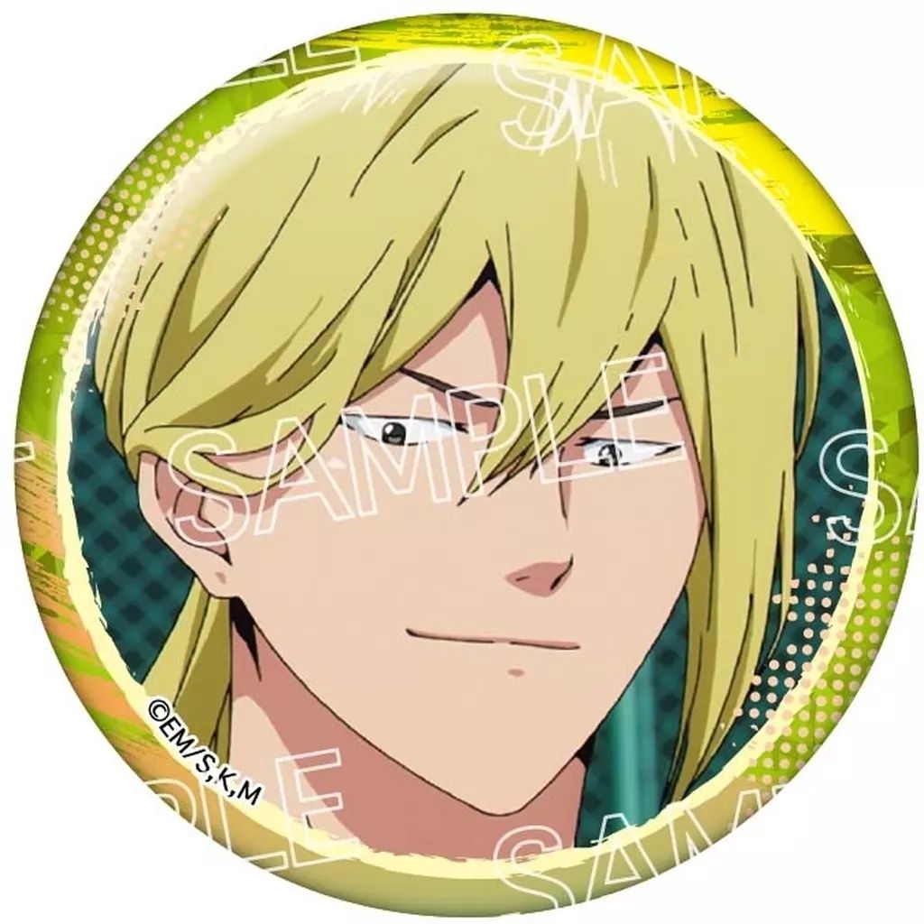 中古】バッジ・ビンズ 藤堂葵 「忘却バッテリー 百面相缶バッジ