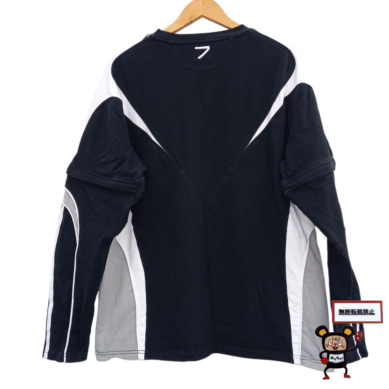 トップス PERSONSOUL SPLIT SLEEVE RACING T-SHIRT Personsoul Split Sleeve Racing T-shirt - personsoul