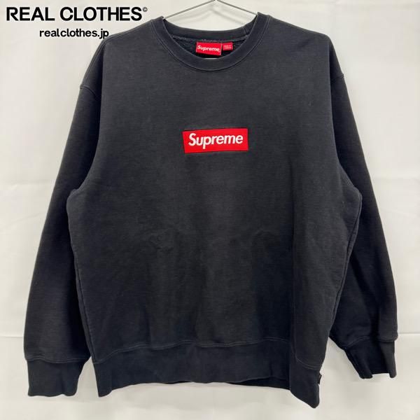Supreme|シュプリーム Box Logo Crewneck|ボックスロゴ クルーネック スウェット|ブラック|L