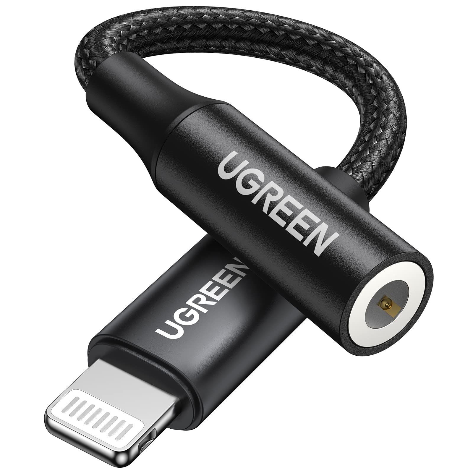 人気商品】UGREEN iPhone イヤホンジャック Lightning to 3.5mm