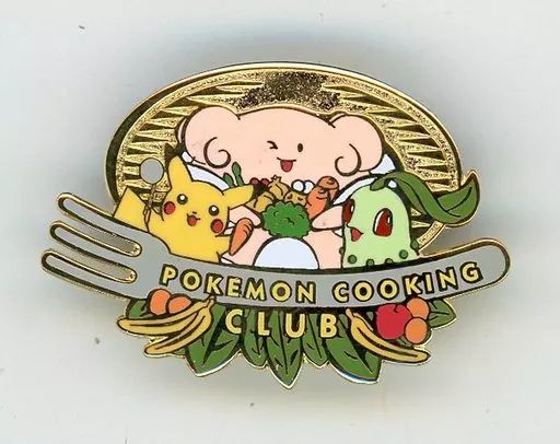 中古】バッジ・ピンズ ピカチュウ＆ハピナス＆チコリータ ピンズ
