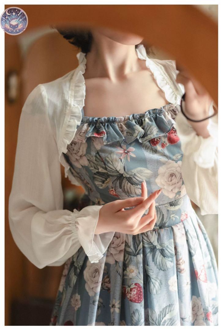 クラシカルロリータ風シンプルワンピース