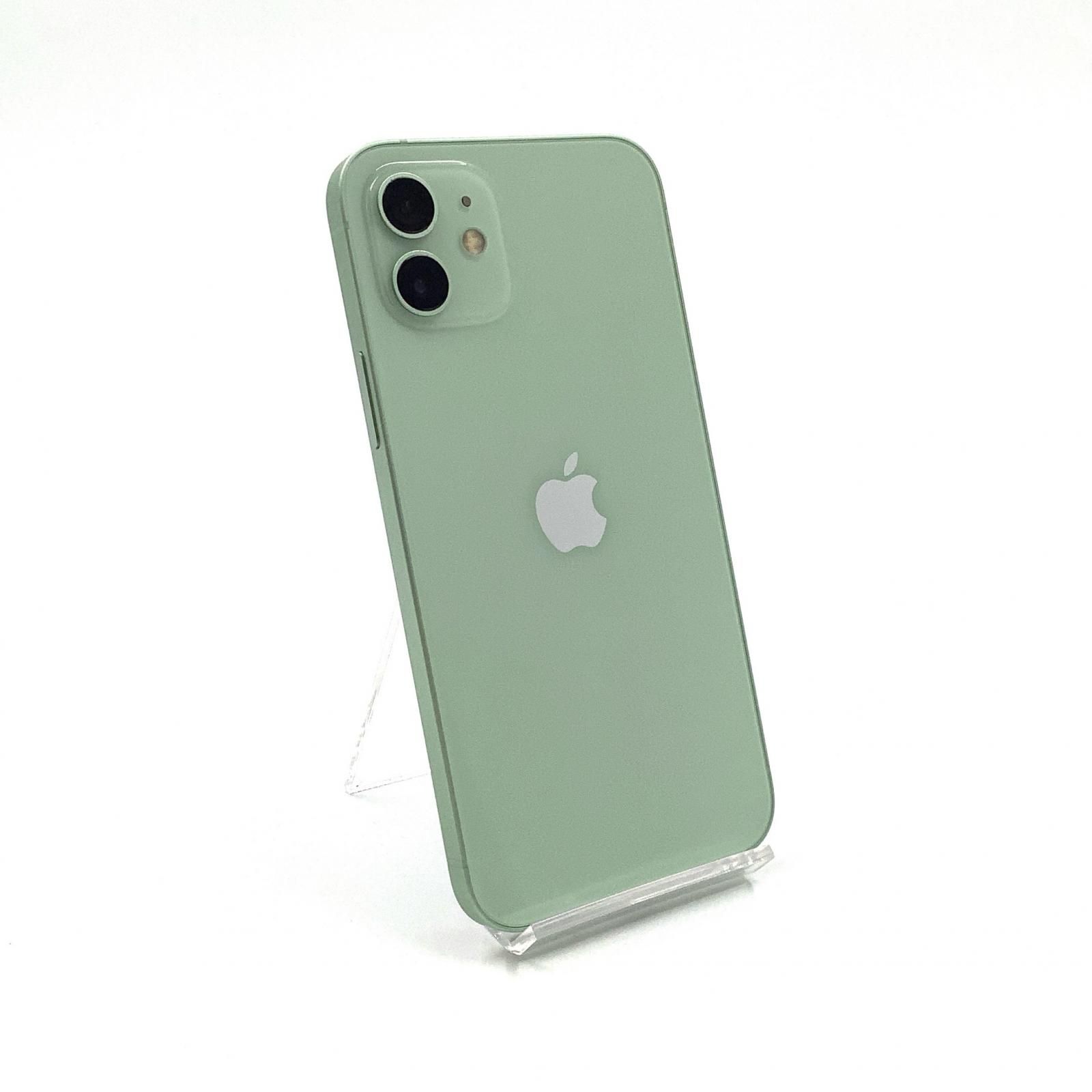 【全額返金保証】【最速発送】Apple iPhone 12 64GB グリーン au 白ロム 82% 動作確認済