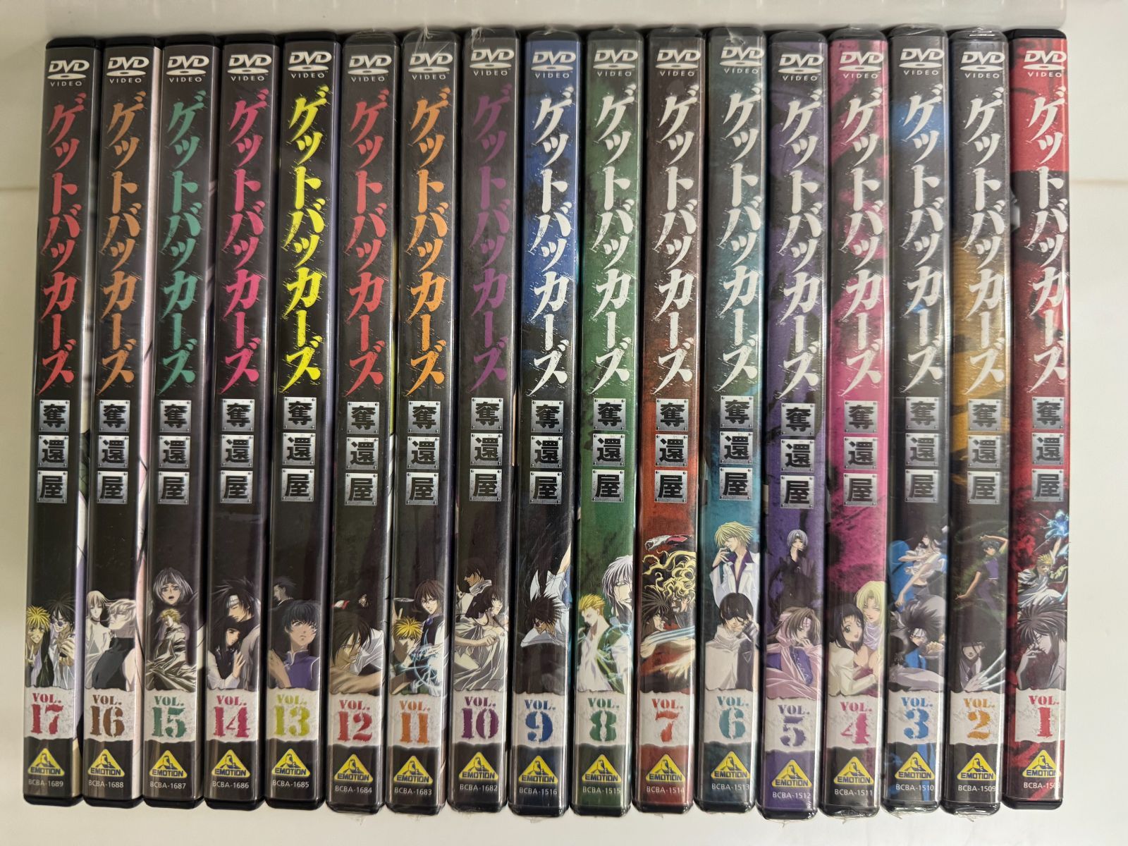 DVD ゲットバッカーズ -奪還屋- 全１７巻セット