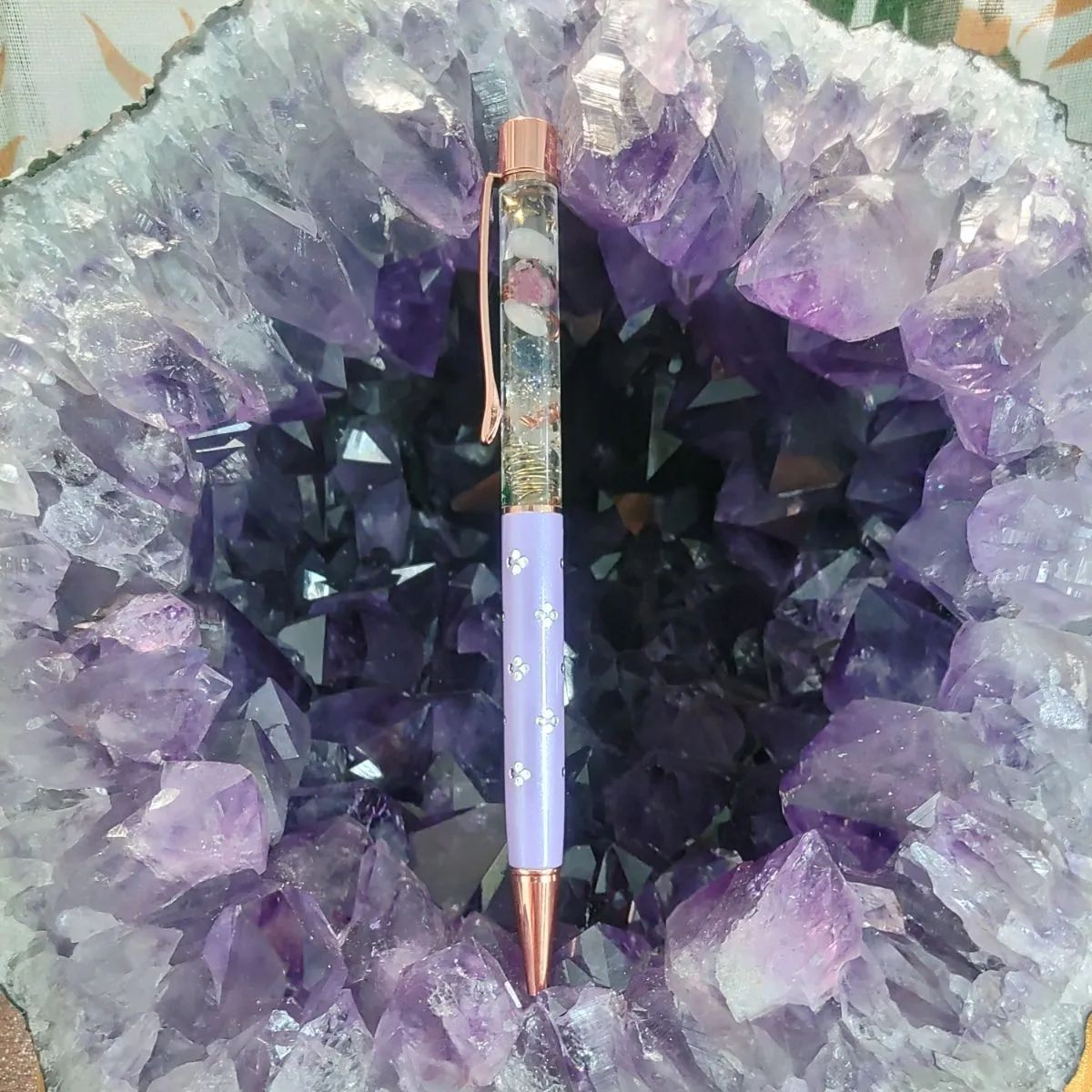 幸運引き寄せ オルゴナイト ボールペン - メルカリ 