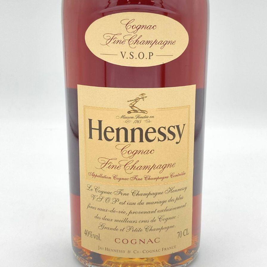 2024 ヘネシー VSOP ファインシャンパーニュ スリムボトル クリア