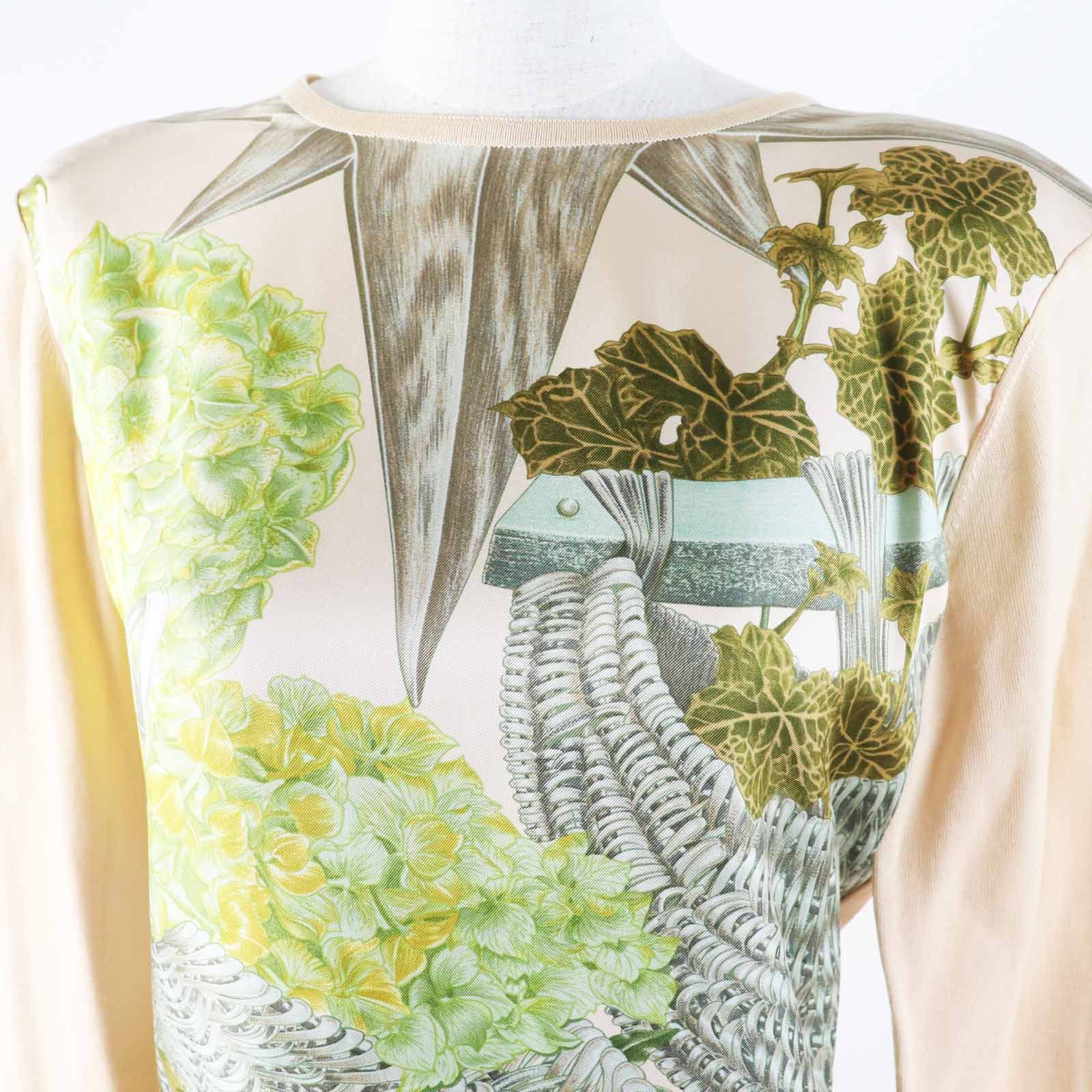 美品◎HERMES エルメス PASSIFLORES パッションフラワー シルク  