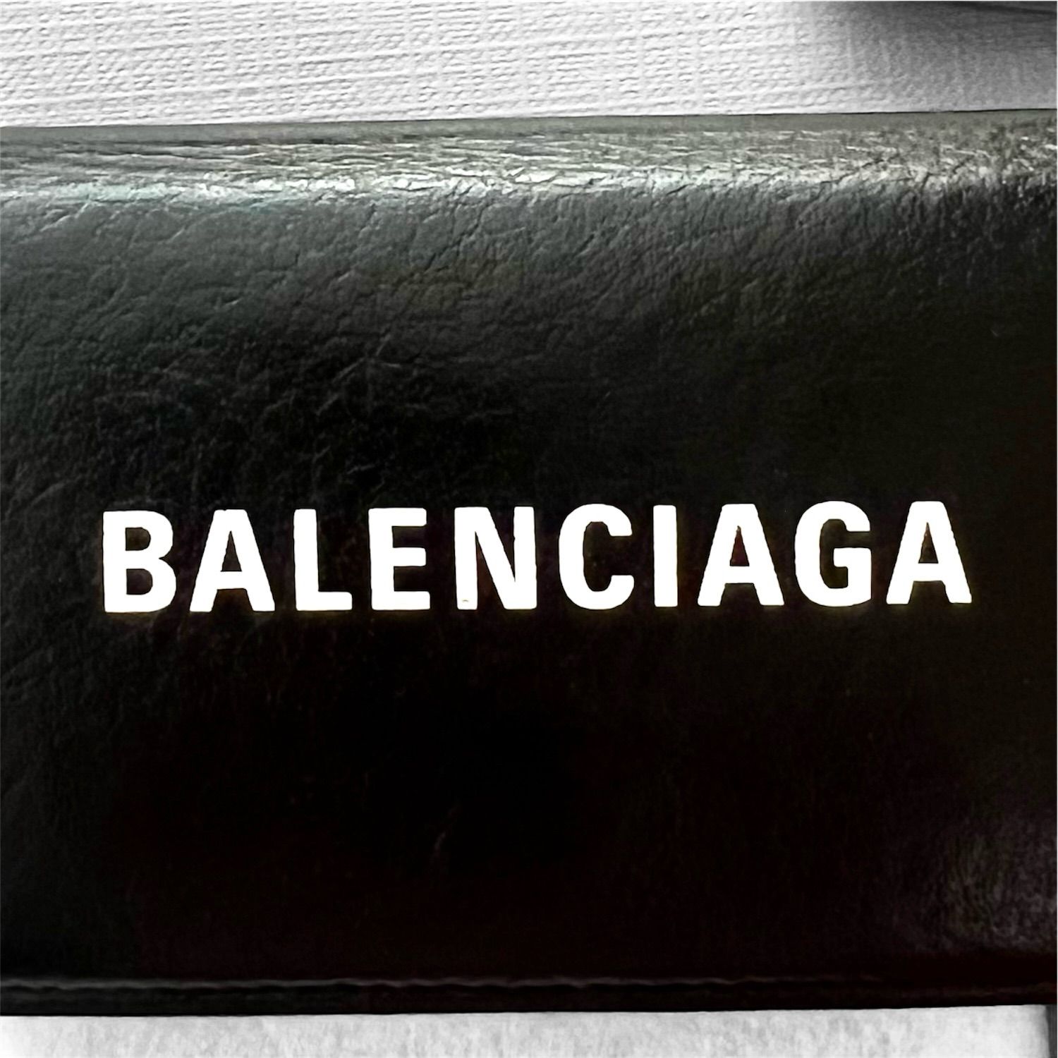 美品✨BALENCIAGA バレンシアガ 財布 三つ折り財布 505055 黒 ブラック