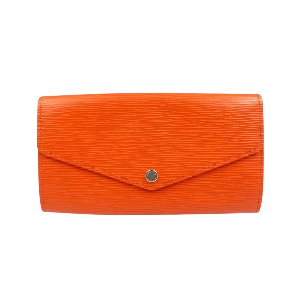 ルイヴィトン エピ ポルトフォイユ サラ M62612 エピレザー シルバー金具 サンライズ オレンジ 長財布 0971 LOUIS VUITTON
