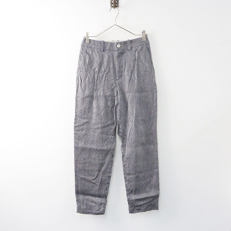 パラスパレス JAPAN LINEN ミニストライプ ツイル テーパード パンツ パラスパレス Pal'las Palace JAPAN LINENミニストライプツイル