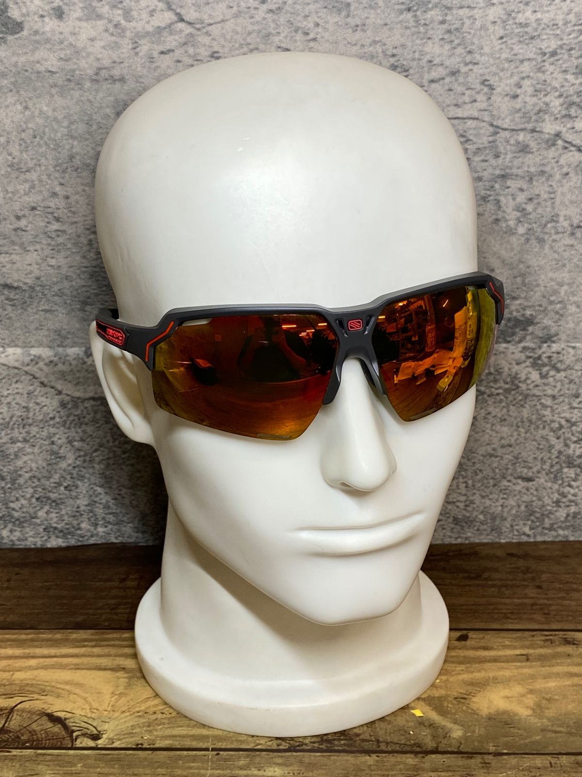 JJ394 ルディプロジェクト RUDY PROJECT DELTA BEAT サングラス アイウェア グレー レンズオレンジ