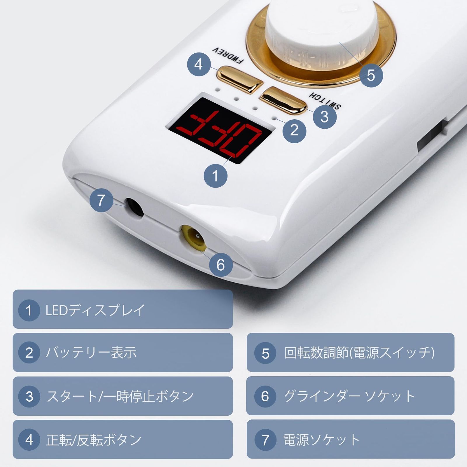 プロ ネイルドリル