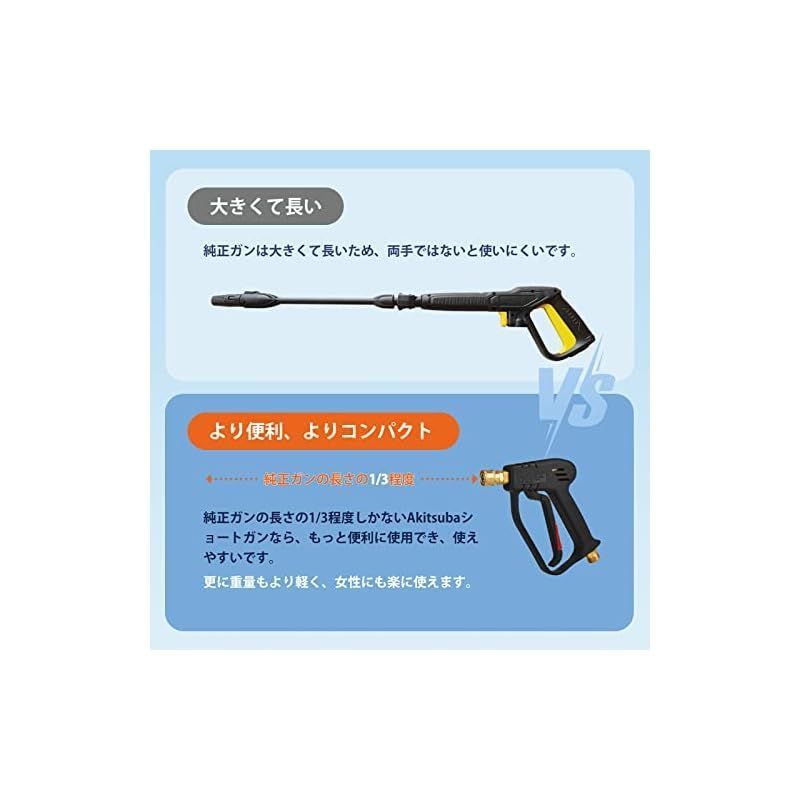 Akitsuba 高圧洗浄ショートガン ケルヒャーショートガン
