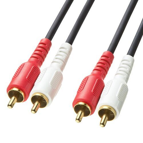 5個セット サンワサプライ オーディオケーブル KM-A4-36K2X5