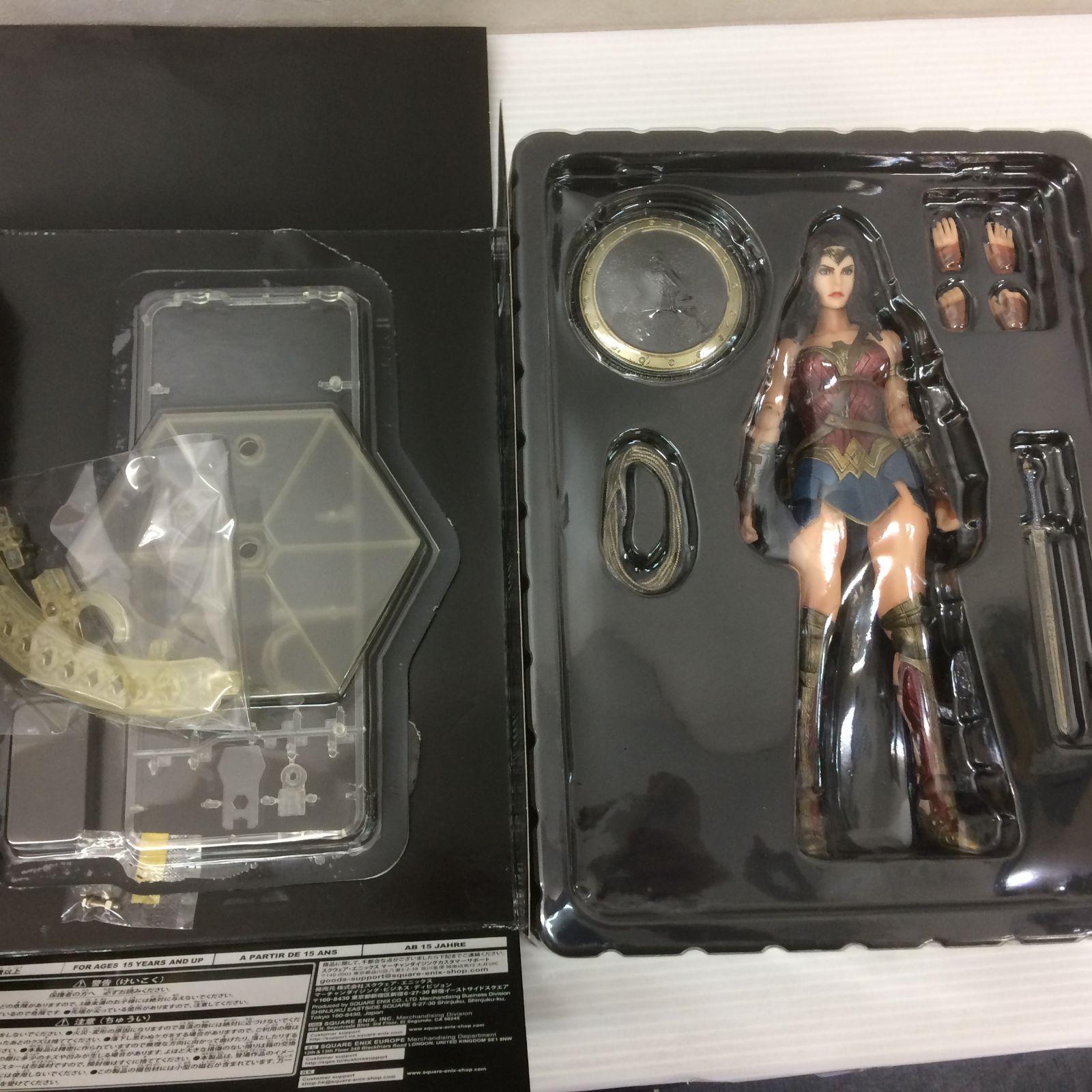 【極美品】バットマンvsスーパーマン プレイアーツ改 No.4 ワンダーウーマン 映画『バットマン vs スーパーマン ジャスティスの誕生』より