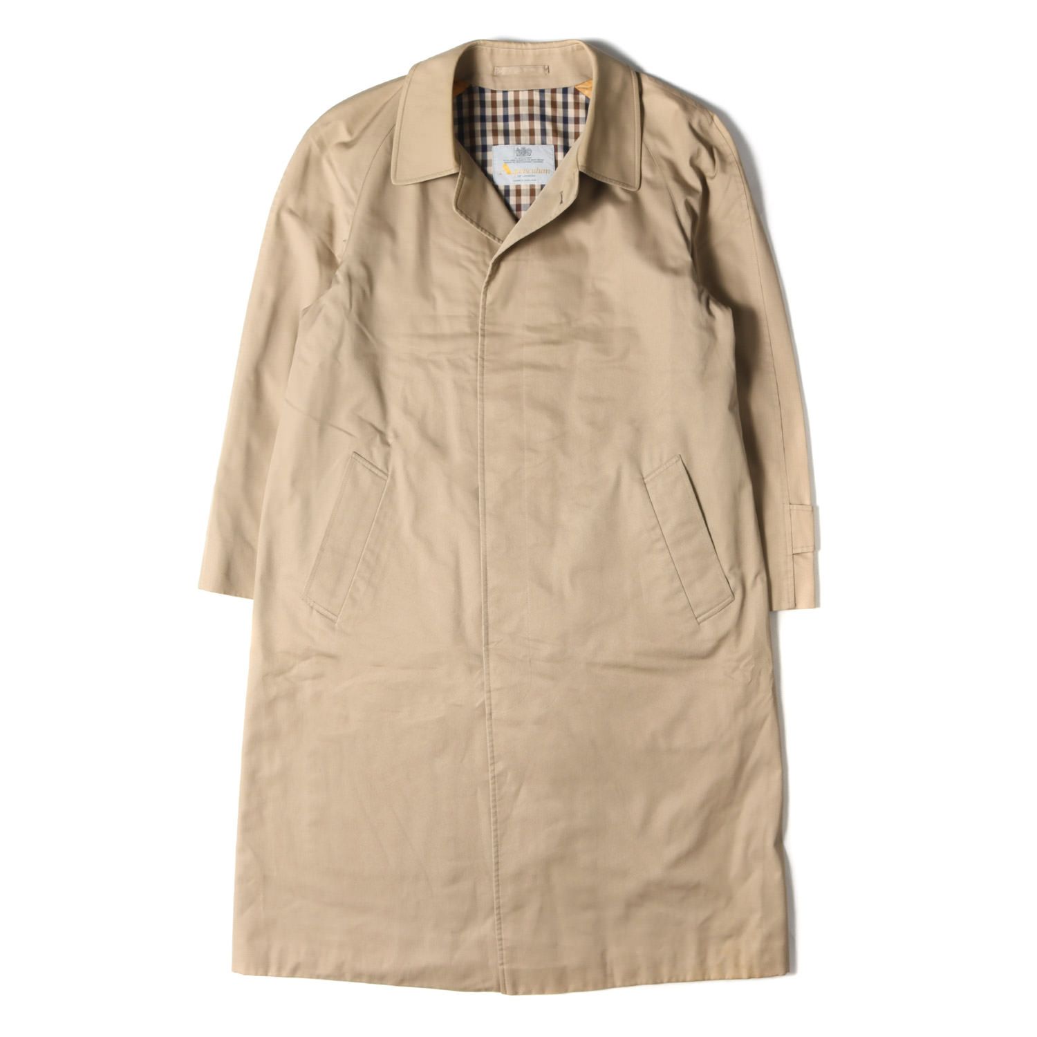 Aquascutum アクアスキュータム コート コットンポリ ツイル ギャバ 