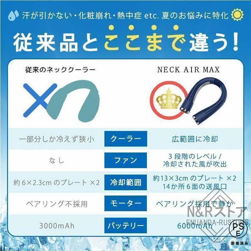 半導体冷却 6000mAh大容量