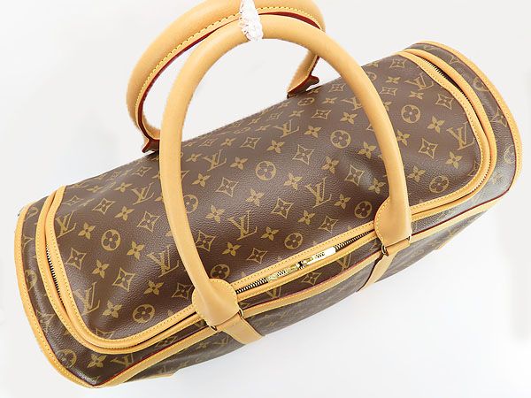 激レア美品】ルイヴィトン LOUIS VUITTON モノグラム サックシャン50 ドッグキャリー ペット用キャリーバッグ ダークブラウン M42021  - メルカリ