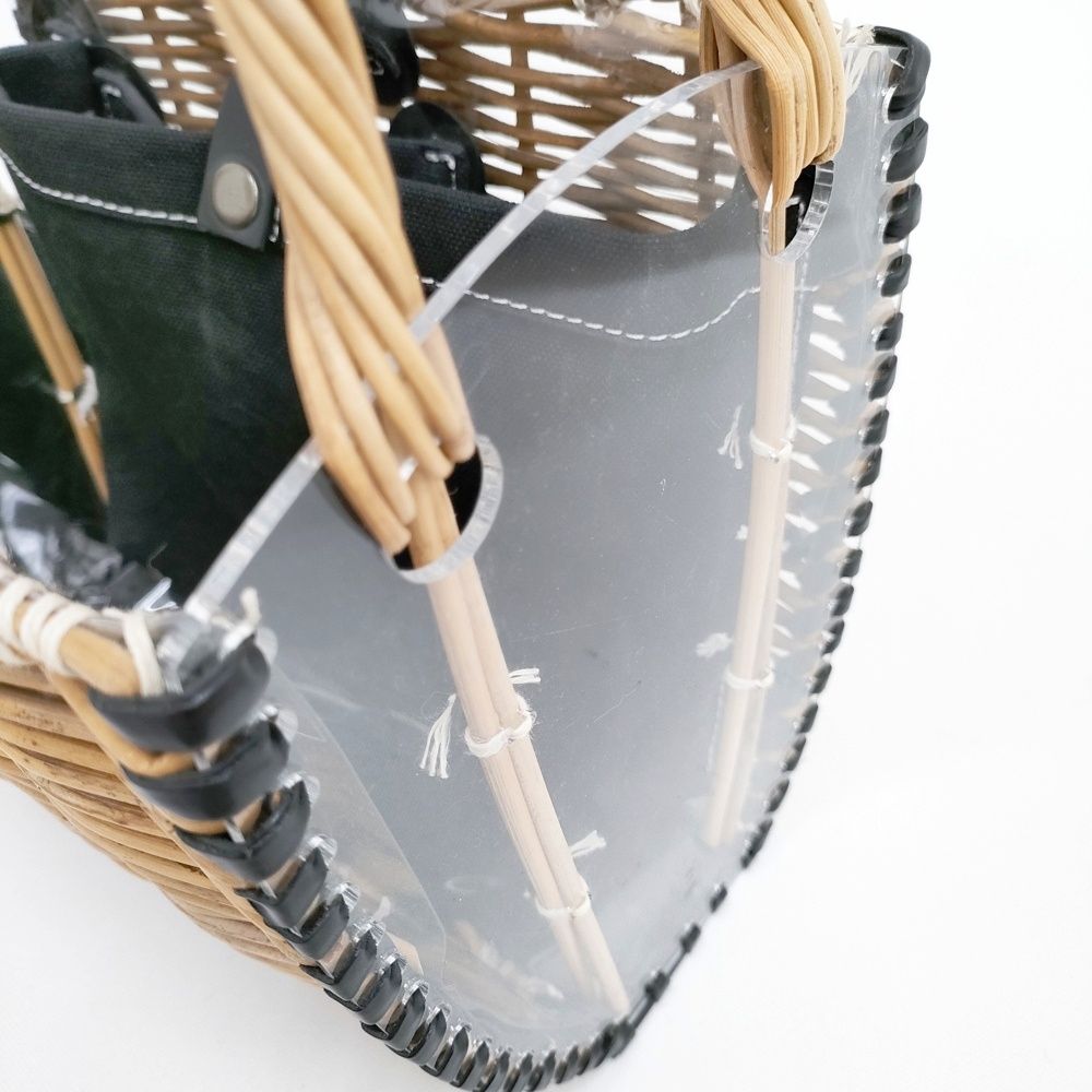 レザー×紅籐 クリア