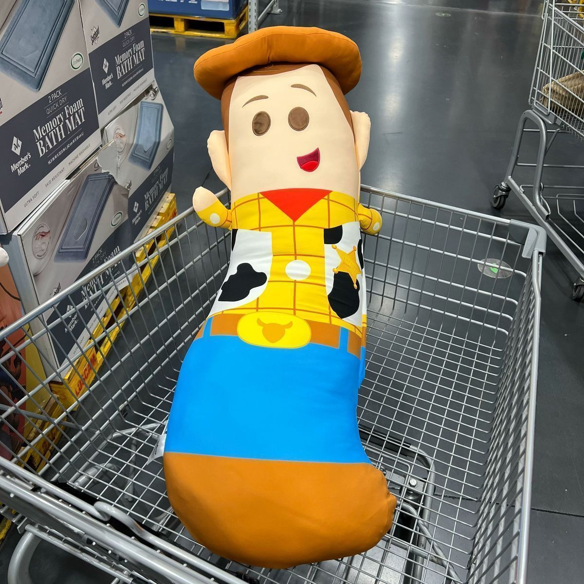 中国 蘇州 Costco ディズニー 正規版 トイ ストーリー ウッディ 抱き枕 特大ぬいぐるみ