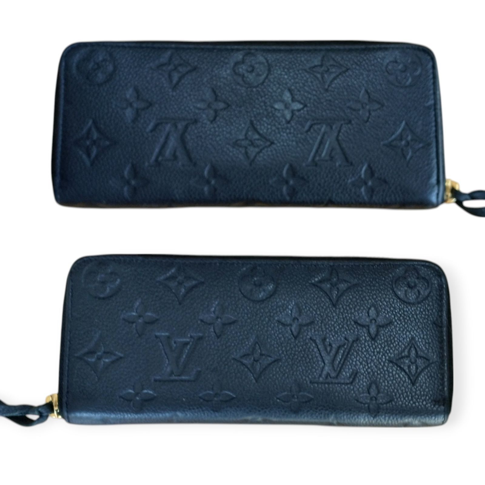 極美品✨ルイヴィトン アンプラント ジッピーウォレット クレマンス 長財布 黒 美品】ルイヴィトン アンプラント ジッピーウォレット