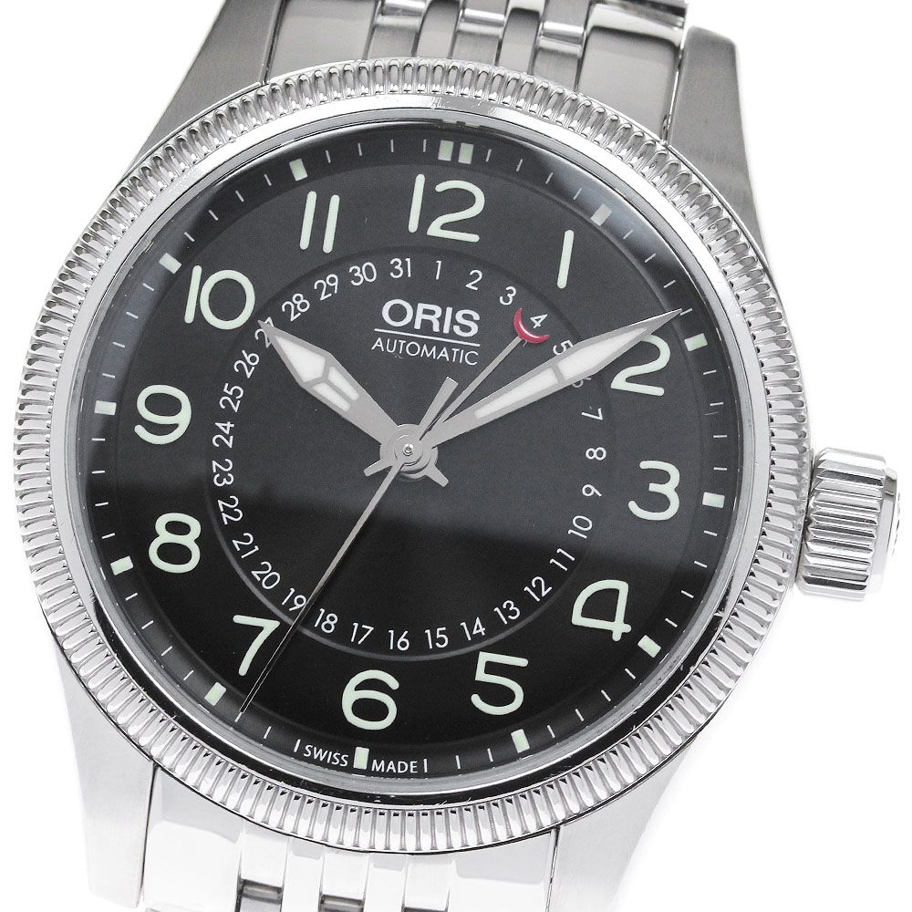 オリス ORIS 7679 ビッククラウン ポインターデイト 自動巻き メンズ良品_805919 - メルカリ