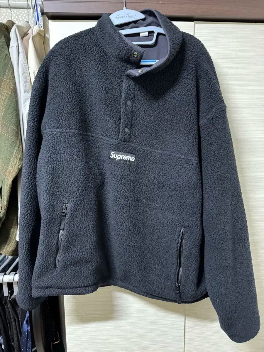 Supreme シュプリーム　リバーシブル　プルオーバー　ポーラテック Polartec® Shearling Reversible Pullover | Supreme 24fw