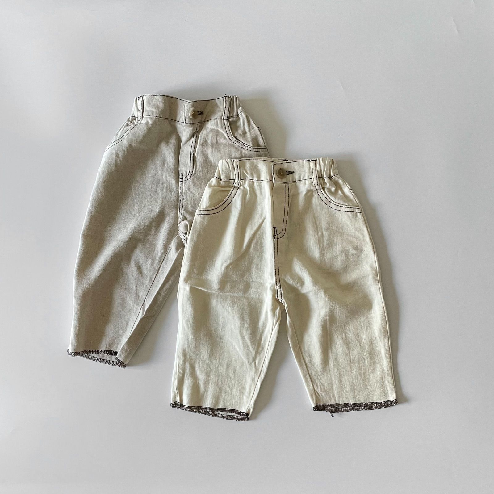 ﾍﾘｰﾎﾞｰﾝﾘﾈﾝﾊﾟﾝﾂ herringbone linen pants - メルカリ