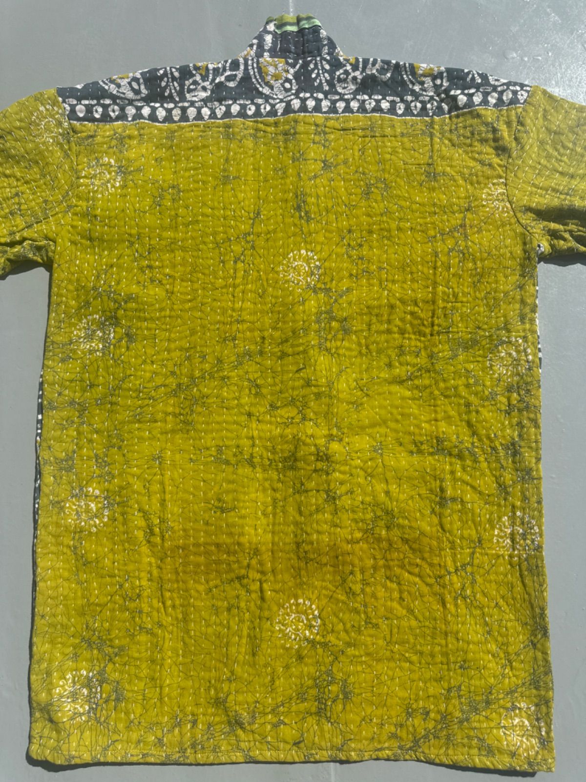 GK128 グドゥリー ジャケット ラリーキルト カンタ刺繍 刺し子 手刺繍